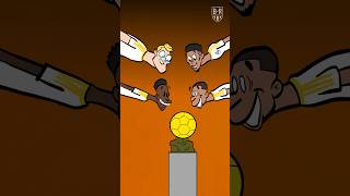 Real Madrid stars battle each other to win the Balloon dOr [upl. by Yrallam]