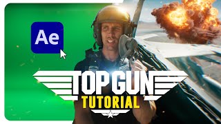 How to Create a TOP GUN Action Scene After Effects Tutorial [upl. by Ymma]