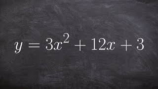 Find the axis of symmetry and your vertex [upl. by Ulrikaumeko]