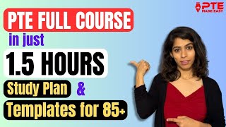 PTE Full Course in 15 HOURS 2023  ENGLISH Course  Tips amp Strategies  Practice Plan for 85 [upl. by Eiboh]