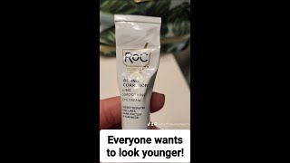 The Best Under Eye Cream For Dark Circles  Roc Retinol Correxion [upl. by Klepac]