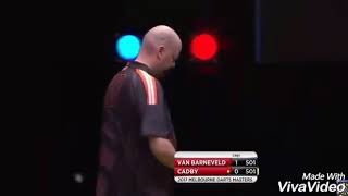 Raymond van Barneveld VS Corey Cadby Highlights Melbourne Darts Masters 2017 [upl. by Alegnatal239]