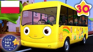 Koła Autobusu Kręcą Się – Część 1  30 Minut Piosenek dla Dzieci  Little Baby Bum po Polsku [upl. by Durwood]