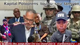 BOOM CHÈF VIV ANSANM NAN JYMMI CHERIZIER LIVE AK GERRIER HENRIMENAS YO PA SISPANN SOU JOUNALIS YO [upl. by Ynnep]