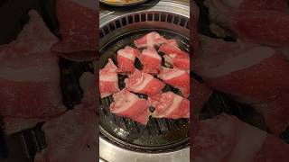 Brisket at KBBQ 😋 meat brisket food kbbq nyc asmr [upl. by Monsour846]