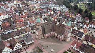 Freudenstadt in the Black Forest  Germany  Drone footage DJI Mini 2  2023 [upl. by Leinod]