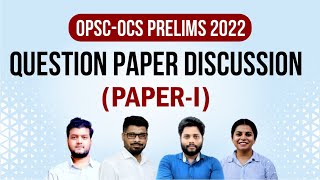 Odisha PCS OPSCOCS Prelims 202223 Question Paper Discussion Part1 [upl. by Feliks]