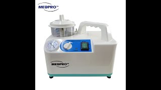 MEDPRO™ Suction Machine Operations Demo [upl. by Nairot]