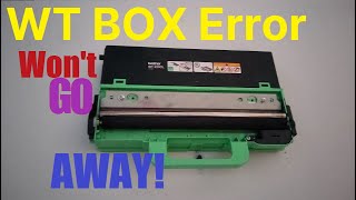 Replace Wt Box ERROR Video 3 FINAL Permanent Fix  Pay Per View Brother Printer Error [upl. by Arod]