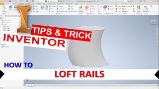 Inventor How To Loft Rails [upl. by Johiah]