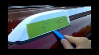 Toyota Roof Rack Cross Bar Installation  No BS How To’s [upl. by Arrim]