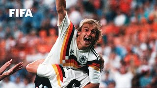 🇩🇪 Jurgen Klinsmann  FIFA World Cup Goals [upl. by Aurel870]