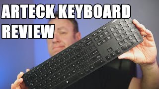 This Arteck Bluetooth Keyboard is perfect for a minimalistic workspace [upl. by Aridnere21]