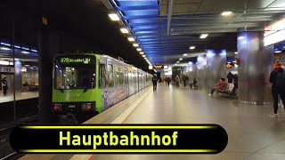 Stadtbahn Station Hauptbahnhof  Düsseldorf 🇩🇪  Walkthrough 🚶 [upl. by Swainson]