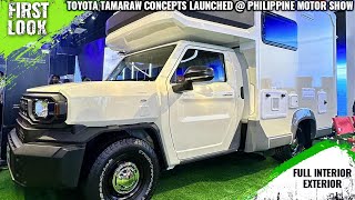 Toyota Tamaraw Camper Van Pickup And Concept At 2024 Philippine Motor Show  Full Interior Exterior [upl. by Aisset]