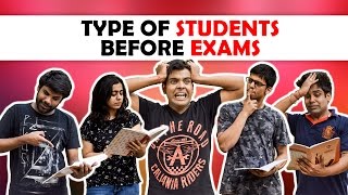 Types of Students Before Exam  The HalfTicket Shows [upl. by Tecla]