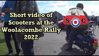 Torbay Mods Scooter Club short video of the Woolacombe BSRA National Rally 2022 [upl. by Atnauqal]