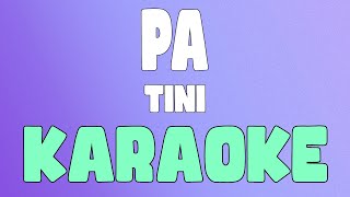 pa KaraokeInstrumental  TINI [upl. by Rigby]