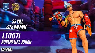 35 KILL 197K DAMAGE lTooTI KOGA PALADINS COMPETITIVE DIAMOND ADRENALINE JUNKIE [upl. by Gertrudis30]