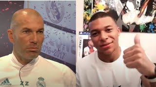 ZIDANE SEXPRIME SUR KYLIAN MBAPPÉ [upl. by Tor]