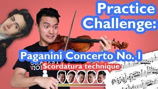 PRACTICE CHALLENGE pt 3 Paganini Concerto ORIGINAL KEY [upl. by Salvatore229]