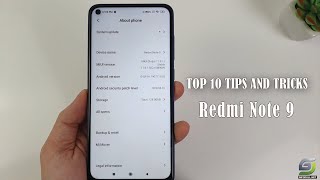 Top 10 Tips and Tricks Xiaomi Redmi Note 9 you need know [upl. by Ardnac]