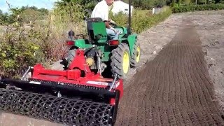 enfouisseur euroagrimat pour micro tracteur RSHM125 à GORDES [upl. by Eynaffit96]