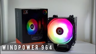 【Xigmatek】富鈞科技 Windpower 964 RGB CPU散熱器 [upl. by Lemmor371]