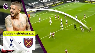 Spurs 33 West Ham  LATE HAMMERS COMBACK amp LANZINI STUNNER Premier League Highlights [upl. by Sewel]