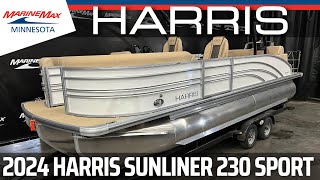 2024 Harris Sunliner 230 Sport  MarineMax Rogers [upl. by Thornburg160]