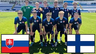 SLOVENSKO VS FÍNSKO U18 PRIATEĽSKÝ ZÁPAS 2024 [upl. by Ibby]