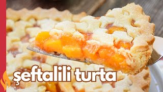 ŞEFTALİLİ TURTA TARİFİ 🍑🥧 Garantili Turta Hamuru 💯 [upl. by Terina]