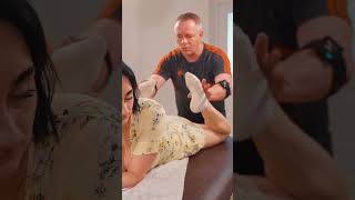 Unique chiropractic adjustment and back cracks for Mary chiropractor [upl. by Inacana310]