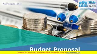 Budget Proposal PowerPoint Presentation Slides [upl. by Osgood]