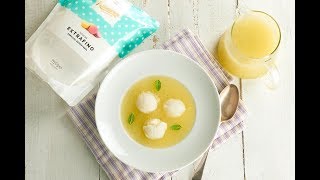 Sopa de melón con sorbete de limón y menta [upl. by Lyontine]