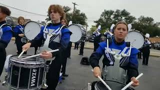 2024 Van Alstyne High School Drumline  AREA Prelims lot Warmup “Hide amp Seek” [upl. by Lyda]