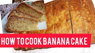 How to cook BANANA CakeMARS GAMBOA [upl. by Akimit359]