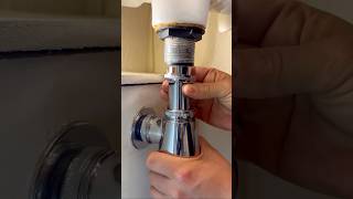 Replacing a rusted leaking chrome trap asmr plumbing subscribe diy youtubeshorts howto tools [upl. by Meara]