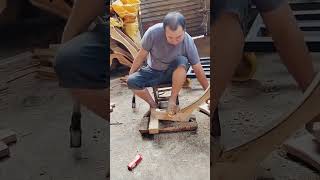 Saddle tenon structure connection process [upl. by Siuol226]