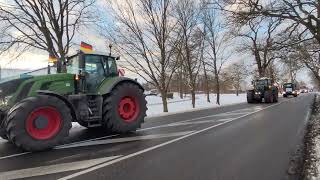 Bauernprotest in Boizenburg  Elbe [upl. by Annaihr434]