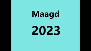 MAAGD👰‍♀️ ⭐️VOORUITBLIK 2023⭐️ [upl. by Ariayek]