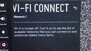 Wifi internet connection problem of LG smart TV [upl. by Fokos323]