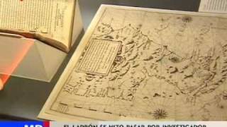 Se exponen los mapas robados en la Biblioteca Nacional [upl. by Llenyl]