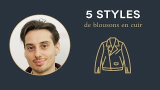 5 styles de BLOUSONS en CUIR  Sape M’en Cinq 5 [upl. by Evvie588]