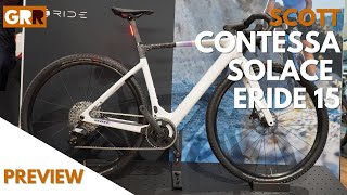 Scott Contessa Solace Gravel eRIDE 15  Preview  Gravel eléctrica con el nuevo Sram Apex AXS [upl. by Anuaik]