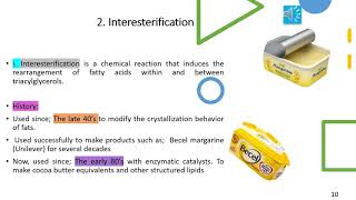 Interesterification of Oil and Fats [upl. by Jaine]