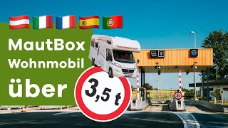 Maut über 35 Tonnen  Mautbox für Österreich Italien Frankreich Spanien [upl. by Greenman]