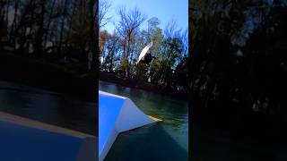 Wakeboard vs fpv winter edition with polo at Osmosia wakepark wakeboard fpv slowmotion drone [upl. by Norag]