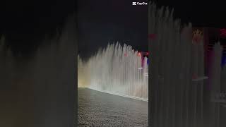 The Bellagio Fountain Show in Las Vegas is pure beauty lasvegas trevel bellagio hotel shorts [upl. by Silsby]