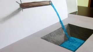 3D drawing for beginners  I tried this  How is it  how to draw 3d  shreerocks9052 [upl. by Venezia610]